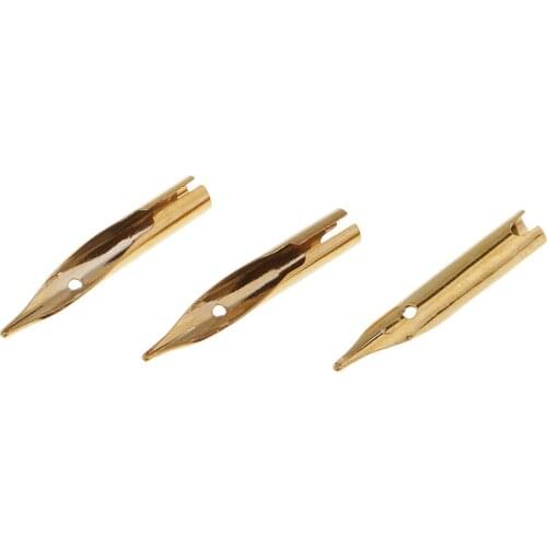 15 Pcs Universal Fountain Pens Nib Pen Tips 0.5 mm for Lettering and Drawing