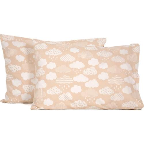New Season Special Production 100% Cotton Soft Texture Comfortable Healthy 2 Pillow Cases Different Patterns and Colors