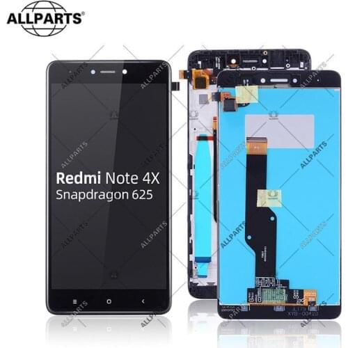 Snapdragon 625 Display For XIAOMI Redmi Note 4X LCD Touch Screen With Frame For Redmi Note 4X Global LCD Display Parts