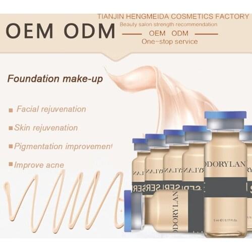 5ml BB Cream Primer Ampoule Brightening Whitening Microneedle Treatment Facial Makeup Base Forcream Repairing Liquid Foundation