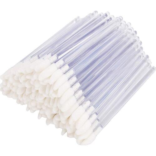 500pcs/lot Clear Handle Disposable lip Brush Wand Applicator Lip Gloss Lip Liner Lipstick Mascara Makeup Tool Makeup brush