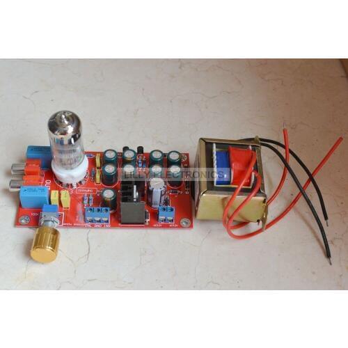 AC12V/10W 6N3 Tube Buffer Audio Preamplifier Pre-AMP Board & Power Adapter