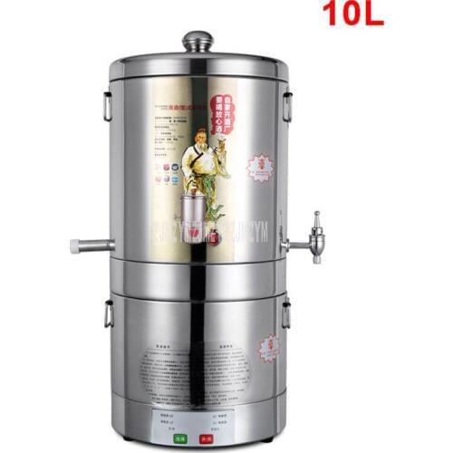 10L Automatic Intelligent Control Wine Brewing Machine Household Distiller Wine liquor Fermented Distillation Machine