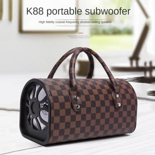 Large Bluetooth Speaker Radio Rreceiver Audio Center PC TV Handbag Soundbar Portable Music Equipment Sound Column With Subwoofe