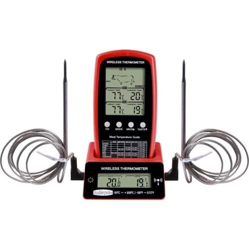Digital BBQ Thermometer Wireless Kitchen Oven Food Cooking Grill Smoker Meat Thermometer