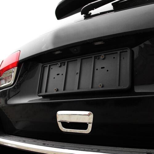 For Jeep Grand Cherokee 2014 2015 2016 2017 2018 ABS Chrome Rear Trunk Tail Gate Door Handle Bowl Cover Trim 1pcs Car Styling