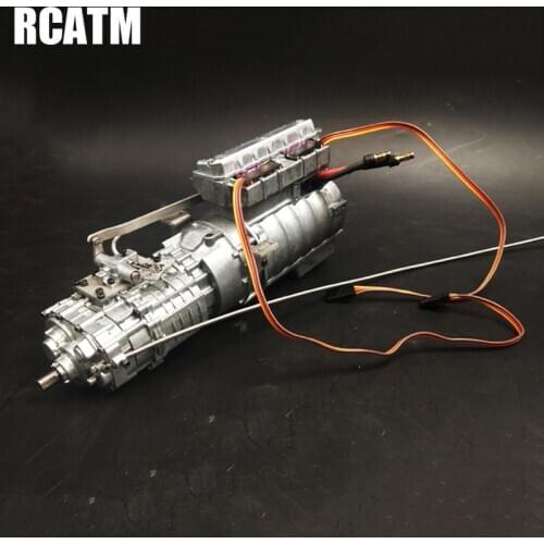 Metal Gearbox Power take-off with oil pump Speed ratio 5.04 For 1/14 Tamiya RC Truck Tipper dump car SCANIA AROCS ACTROS