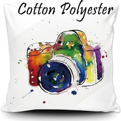 Cameras Designs Printing Throw Pillowcase Wedding Decorative Cushion Cover Perfect Gift By Lvsure For Car Sofa Seat Pillowcases