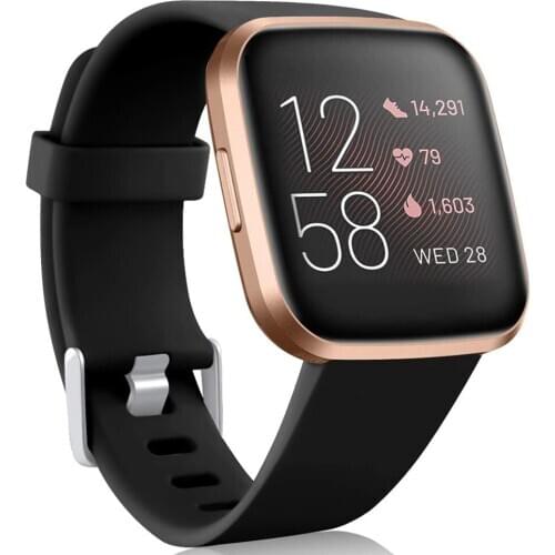 Correa for Fitbit Versa 2 band Soft Silicone cinturino for fitbit versa lite band Smart watch Strap Waterproof bracelet pulseira