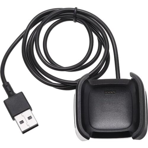 Smart Watch USB Charging Cable Portable Wired Charger Dock Base Stand 1M Dock For Fitbit Versa 2 Watch Charge Wire