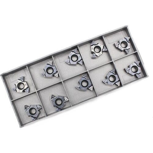 22ERM N60 IC908 10pcs Carbide Inserts 22ERM N60 IC908 Plate CNC Threaded Blade Lathe Cutter Tool Turning Tools