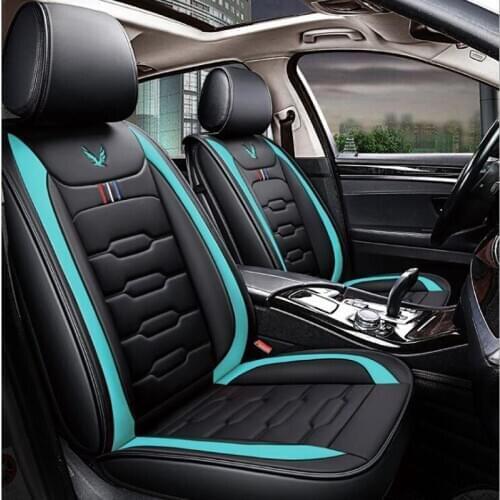 Universal Car Seat Covers Set Front Rear Seat Covers Leather Cushion Interior Auto Car Chair Seats Protector Mat Car Accessories
