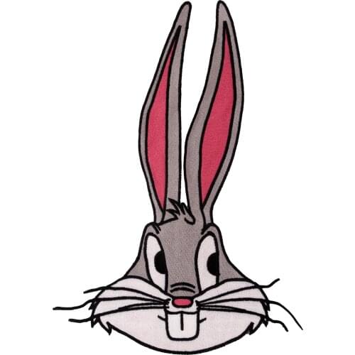 3 Pieces/set Cartoon Animal Rabbit Embroidered Patches for Clothes T-shirt Embroidery Applique