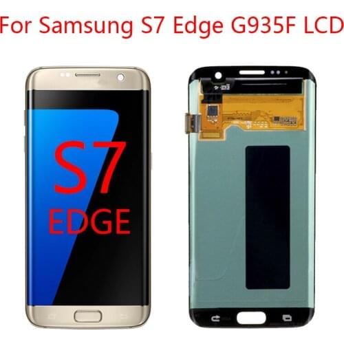 Suitable for SAMSUNG Galaxy S7 Edge LCD display SM-G935FD touch digitizer assembly replacement 100% original 5.5 inch screen