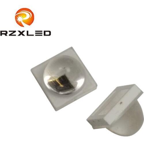 50PCS/Lot Dome Narrow 60 Viewing Angle Infrared LED 1W 1.6V 850nm 855nm Single chip EMC Package 3030 Diodes