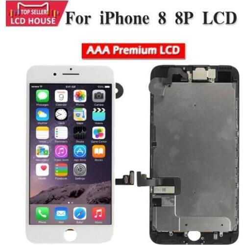 AAA+++ Premium Full Set LCD For iPhone 8 8plus LCD Display 3D Touch Screen Digitizer Assembly Complete With Repair Tools A1863
