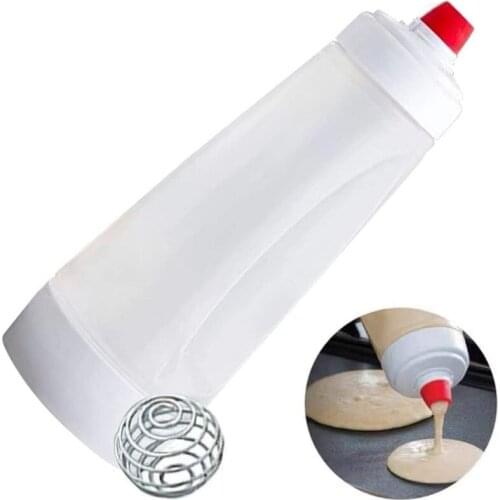 Pancake Batter Mixing Bottle Cupcake Waffles Pancake Batter Shaker Bottle Baking Dispenser Bottle Kitchen Accessories Pastry