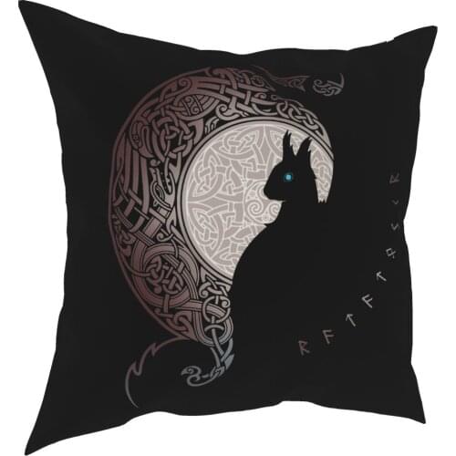 Ratatoskr Nordic Mythology Pillowcase Printed Polyester Cushion Cover Decor Viking Pillow Case Cover Home Dropshipping 45X45cm