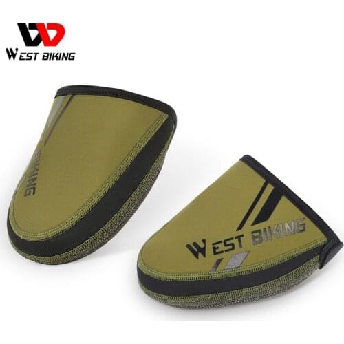 WEST BIKING Half Palm Shoes Cover Winter Keep warm Windproof Cycling Protect Boot Case Bike Shoes Cover Half Overshoes Men Women