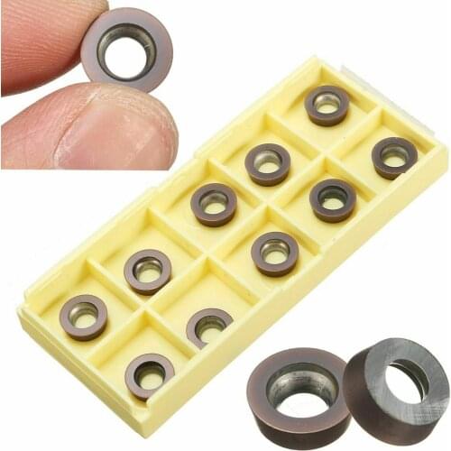 CNC 10PCS RPMW1003MO RPMW1003M0 Carbide Insert For Lathe Milling Cutter Tool