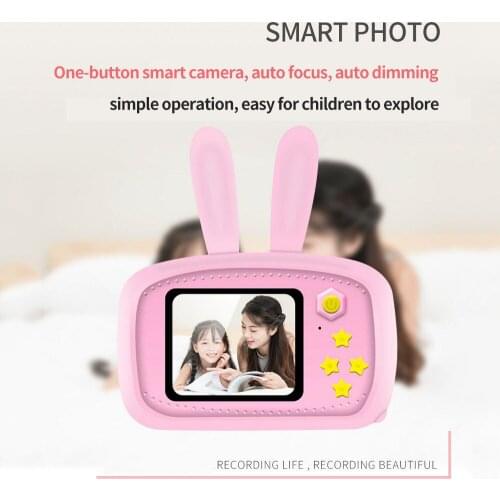 Children Camera HD Digital Camera Cute Cartoon Kids Camera Toys Birthday Gift Child Educational Toys Camera For Children Girl