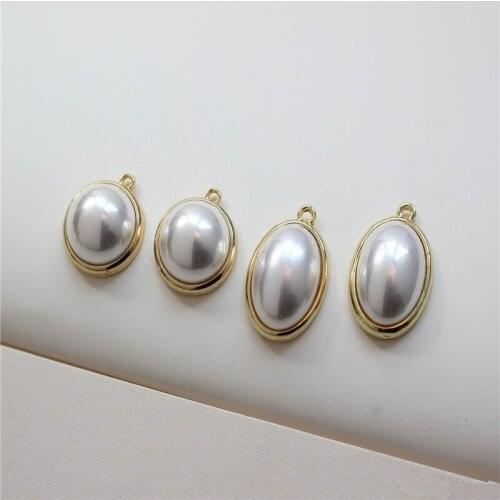 Diy jewelry making 40pcs/lot beads decoration geometry rounds/ovals shape alloy pendant charms fit earring/necklace accessory