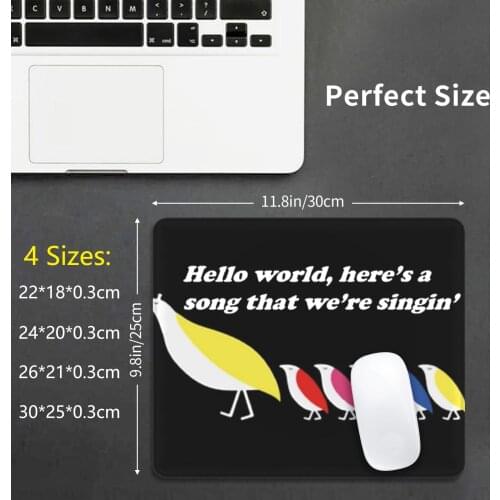 Hello World Partridge Family Fan Art Mouse Pad DIY Print Partridgefamily Partridgefam 70s 60s Retro