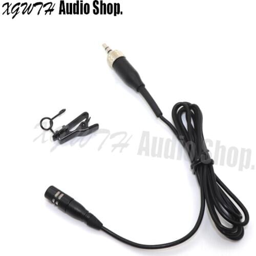 ME2 Condenser wired Lavalier Lapel Microphone Compatible with Sennheiser Wireless Transmitter Noise Cancelling Cardioid Mic