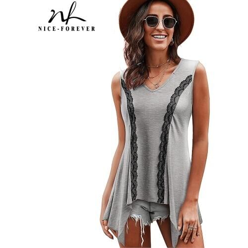 NICE-FOREVER Women's Loose T-Shirts