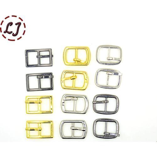 New high quality 30pcs/lot 10mm silver gold small Square alloy metal shoes bags Belt Buckles DIY Accessory Sewing scrapbooking