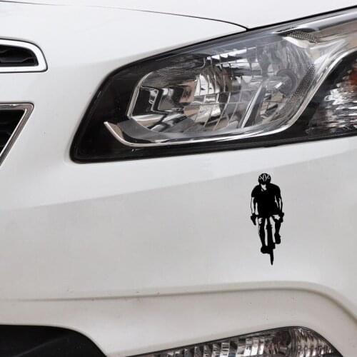 Coolest Racing Mountain Bike Decor Graphic Car Sticker Silhouette Vinyl Extreme Movement 5.5*14.9CM car decals
