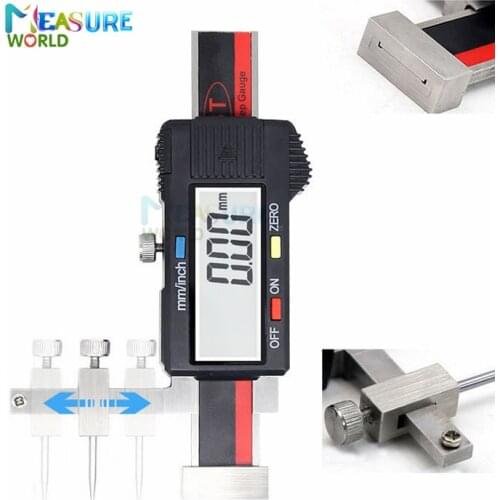 10mm 15mm 20mm 25mm Digital Gap Step Gauges With Flat Measuring Face Step Gap Gauge Electronic Digital Step Gap Gauge Caliper
