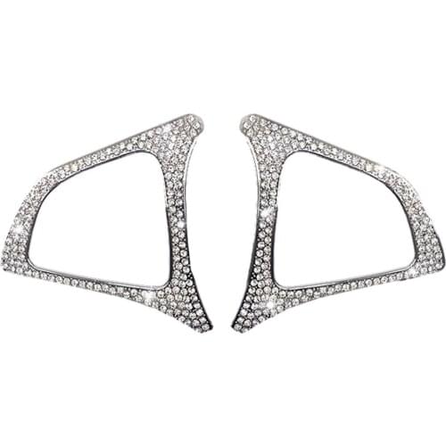 Steering Wheel Frame Decoration Car Shiny Sticker Shiny Crystal Rhinestones Stickers Wall Sticker Car Sticker