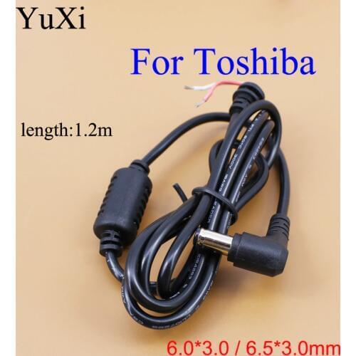 YuXi Universal 6.5x3.0 mm/6.5*3.0 mm DC Power Cable for Toshiba AC Adapter Laptop DC Cord with Magnetic Ring 6.5*3.0 6.0*3.0mm