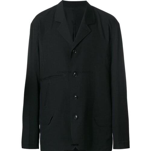 S-6XL Hot 2019 Spring Mens New Fashion Personalized Large size customizatio Loose multi-pocket suit