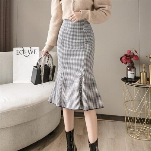 Stretch high waist bag hips skirt women mid-length slim split skirt wedding ceremony festive long skirts office lady clothes
