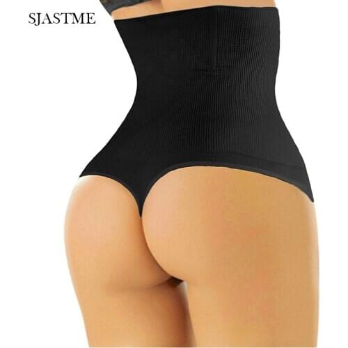 SJASTME Women Waist Cincher Girdle Tummy Slimmer Sexy Thong Panty Shapewear Tummy Control Body Shaper Underwear Slimming Panties