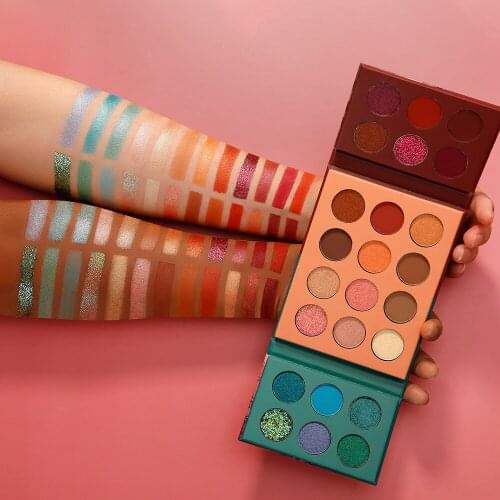 10pcs Wholesale Eye Shadow Palette Private Label Colorful Shimmer Glitter Matte Pigmented Eyeshadow Makeup Kit Bulk