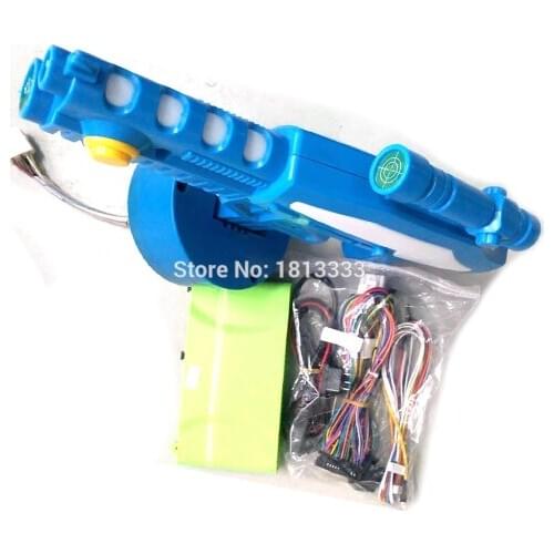 10 In 1 Game Board Childrens game machine Simulated gun game machine English Version Shooting game Board With Launch Gun