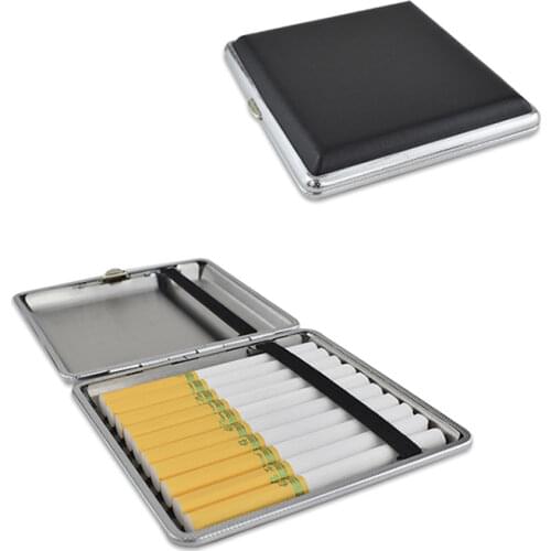 20 Sticks Personality Creative Vintage Pocket Box Metal Smoking Cigarette Storage Case Men Cigar cigarett Holder Container Gifts