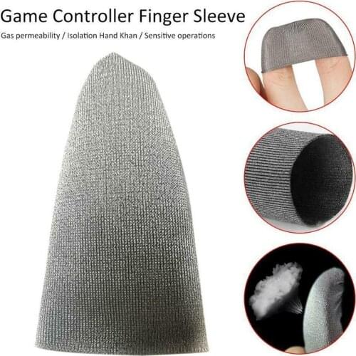 4pcs Game Controller Finger Cover Sweat Proof Gaming Finger Gloves Suitable For Tablet Smart Phone Touch Screen Gloves