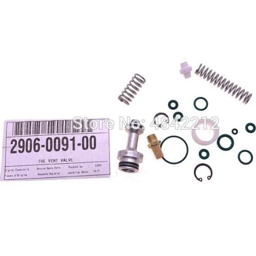 Free shipping 2pcs/lot 2906009100(2906 0091 00)venting valve kit blowdown off valve kit for AC machine