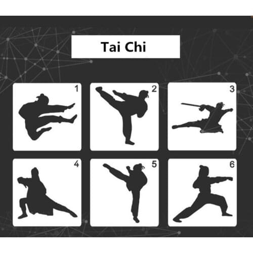 DIY Painting Templates Handbook Painting Inking Of Buddhism Artifacts Butterfly Insects Hollow Shakyamuni Buddha Tai Chi Stencil