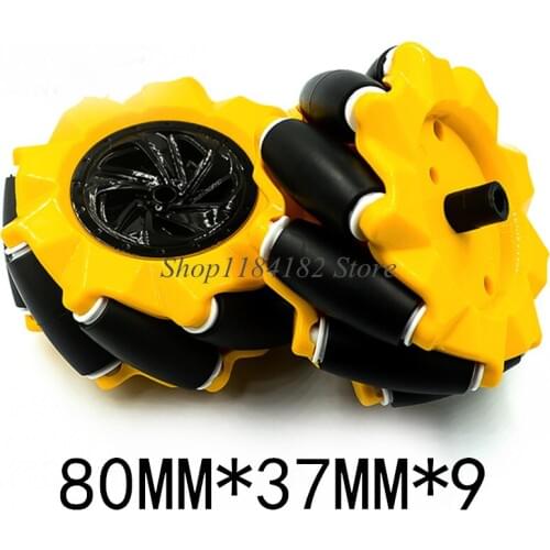 Free shiiping 1sets Mecanum wheel omnidirectional wheel 48mm 60mm 80mm 97mm TT motor smart car mobile car L+R