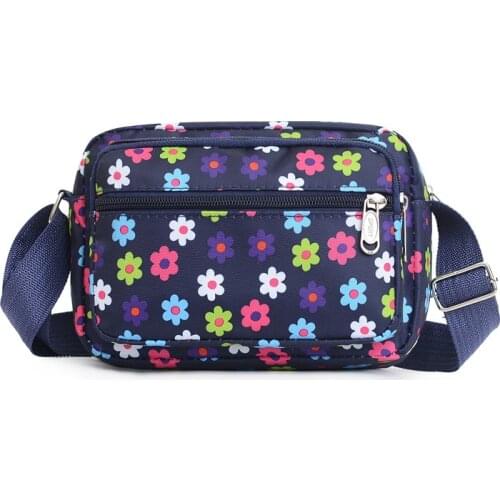 Hot Sale 2021 Nylon Fabric Leisure Diagonal Womens Bag Middle-aged Mommy Bag Mobile Phone Shoulder Bag Outdoor Crossbody Bag