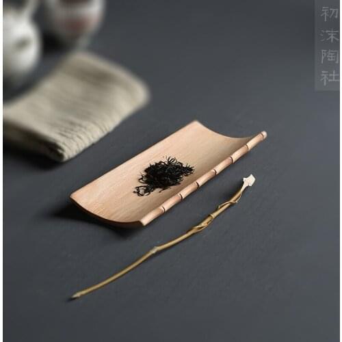 Of the manual spray natural bamboo tea, tea, bamboo rattan bamboo TSP cornstarch spare parts for the tea ceremony