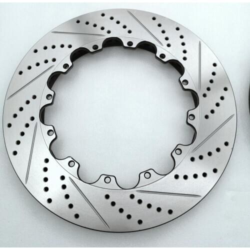 Jekit high carbon alloy drilled with slots style front brake disc brake with 345/355*28mm front wheel (pair) for BMW-1X/f30 se