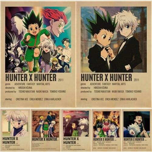 Classic Japanese Anime Hunter X Hunter Wall Art Canvas Painting Nordic Posters And Prints Wall Pictures For Living Room Decor