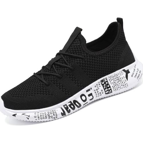 Mesh Light Mens Running Shoes Knit Comfortable Breathable Men Sneakers Casual Antiskid Wear-resistant Jogging Man Sport Shoes