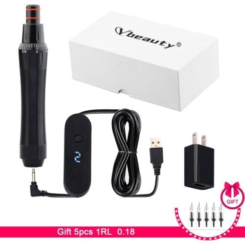 Tuffking Permanent Makeup Rotary Machine Eyebrow Tattoo Kits Professional Pen For Eyebrow Eyeliner Lip Beauty Tattoo Machine Pen